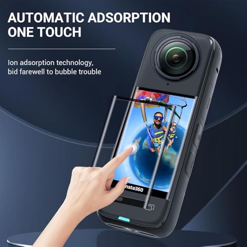 Image of Action Pro Insta360 X4 Tempered Glass Compatible with Insta360 X4, Bubble Free Installation, Ultra HD, 9H Hardness, Scratch Resistant (Pack of 1)
