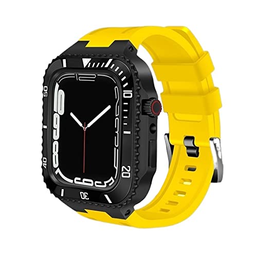 Cadre Lunette Métallique pour Apple Watch 45mm : kit de modification en acier style luxe