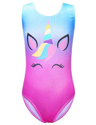 XFGIRLS Slip une pièce sans manches 3ans à 12 ans collants de gymnastique pour filles costumes de ballet costumes de danse Cover