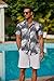 COOFANDY Mens Plam Tree Shirt Short Sleeve Button Down Hawaiian Shirt Summer Beach Vacation Wear Casual Tropical Shirts