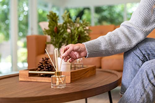 Aroma360 - Dream On - Paris Collection Reed Diffuser Duo - Luxury Aromatherapy Diffuser - Hints Of Bright White Tea, Sweet Vanilla, & Cedar - Essential Oil Diffusers - Shelf Decor - Home & Office #TOP5