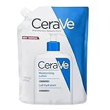 CeraVe Moisturising Face and Body Lotion with Hyaluronic Acid and 3 Essential Ceramides for Dry to Very Dry Skin, Refill Pouch, 473ml​