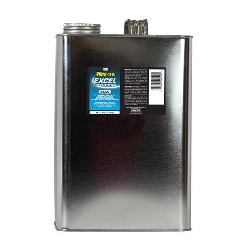 Vibra-TITE 623 General purpose Excel Accelerator, 1 gallon Can, Clear/Amber