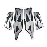 Las generosas tapas de extremo de la superficie y los grandes diámetros proporcionan más espacio para sus piernas, perfecto para actualizar su motocicleta.