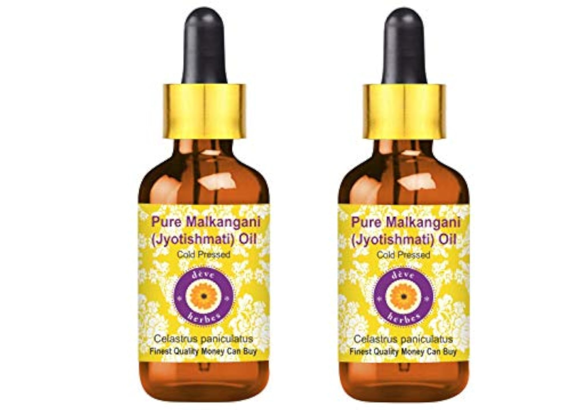 Pure Malkangani Oil with Glass Dropper