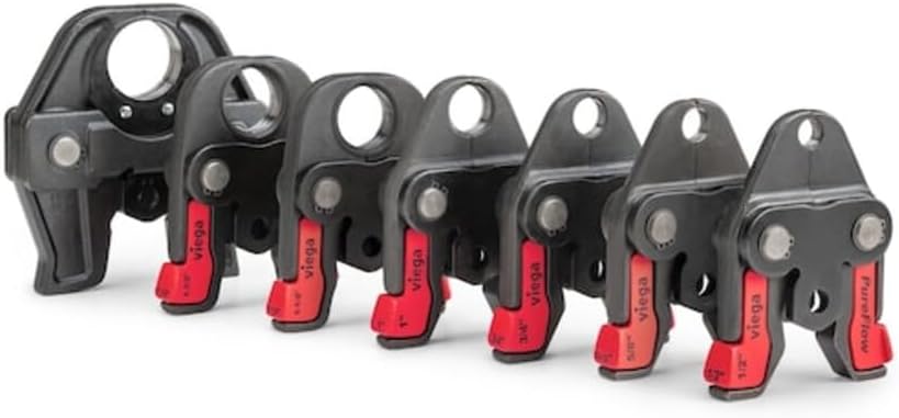 RIDGID 22678 Mordaza PureFlow estándar de 1-1/2" para herramientas de prensa de serie estándar, mordaza de herramienta de prensa estándar para conexiones de prensa de tubería PEX de 1-1/2"