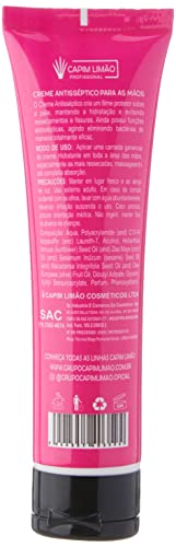 Creme Antisséptico Mãos Capim Limão 60G, Capim Limao