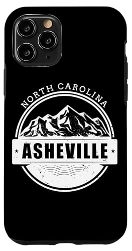 Carcasa para iPhone 11 Pro Asheville North Carolina NC Montaña Senderismo Camping Lover