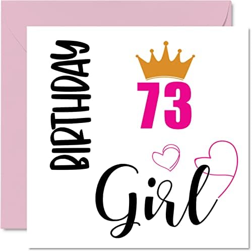 16th Birthday Card for Girls - Birthday Girl - Happy Birthday Cards for 16 Year Old Girl Daughter Sister Granddaughter Cousin Friend Niece, 145mm x 145mm Sixteen Sixteenth Bday Greeting Cards Gift