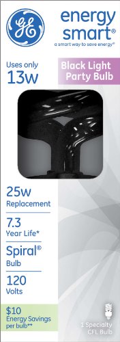 Ge 78957 Energy Smart 13-Watt Spiral Compact Fluorescent Bulb, Blue #TOP1