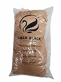  TRE SFERE Cordón Swan Black Thai Crema Bolsos de ganchillo
