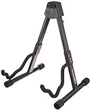 Amazon Basics Guitar Folding A-Frame Stand for Acoustic and Electric Guitars & ChromaCast CC-SAMPLE Sampler Guitar Picks (12 count)