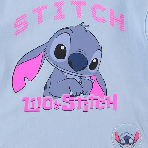 Image of Disney Girls Lilo & Stitch Clothing Set - Stitch Sweatshirt Hoodie and Jogger - 2-Piece Outfit Set - Sizes 4-16