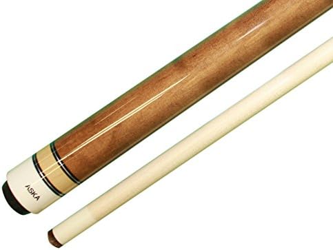 'ASKA L3 No Wrap Pool Cue Stick, 58'' Hard Rock Canadian Maple, 13mm Hard Tip, 5/16x18 Stainless Steel Joint'