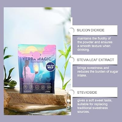 Natural Mate Tea - Effortless Brewing For A Refreshing, Balanced Lifestyle | 6g Per Serving | Silica & Stevia Enhanced(1PCS)