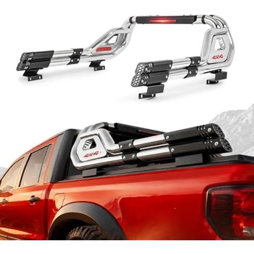 Universal Truck Bed Roll Bar, 56"-65.6" Adjustable Chase Rack Sport Bar