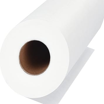 Water Soluble Stabilizer for Embroidery Backing & Topping 8 in x 50 yd Roll, Seneme 1.5oz Embroidery Stabilizers - Wash Away Embroidery Stabilizer for Machine Embroidery Stabilizer and Hand Sewing
