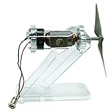 Motor Cepillado con aspas de Ventilador, Modelo de demostración, 12V, Experimento de física, Material didáctico, tecnología extraíble, Regalos