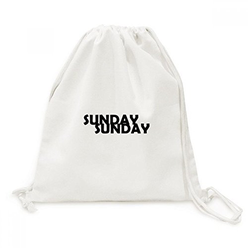 Sac à dos cordon Dimanche Toile élégant pour vos sorties et shopping
