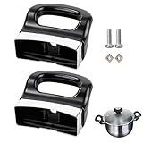 poignee cocotte en fonte Matériaux de Haute Qualité pour une Durabilité Exceptionnelle : Ces poignées latérales de rechange pour autocuiseur sont fabriquées en bakélite de premier choix, offrant une résistance à la chaleur et une robustesse qui garantissent une utilisation quotidienne sans souci.