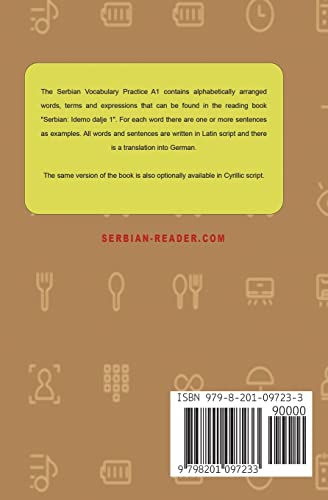 Serbian: Vocabulary Practice A1 to the Book 