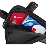 ABUS Fahrradtasche Basico ST 5200 - Rahmentasche mit Klettbandverschluss - 255 mm x 65 mm - 1,2 Liter Fassungsvermögen
