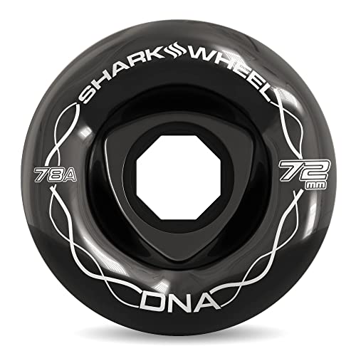 Shark Wheel 72Mm 78A Longboard Cruising Wheels, Dna Formula, Black, Set Of 4 Wheels #TOP1