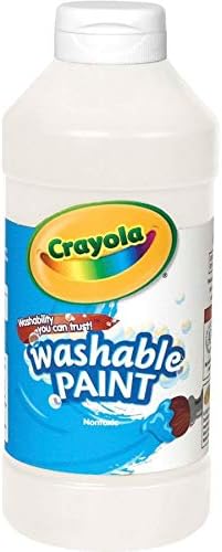 Crayola Washable Kids Paint, White, 16oz — view 5
