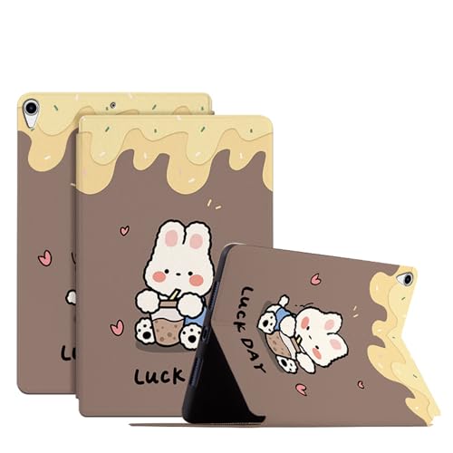 Générique DayQiQiPu Étui pour Apple iPad Air 3 10,5 Pouces 2019/ IPad Pro 10,5 Pouces 2017 Cuir PU d'animal Mignon Motif Ultra-Mince Stand de Flip Housse Cas pour Tablette Veille/Réveil Auto,06