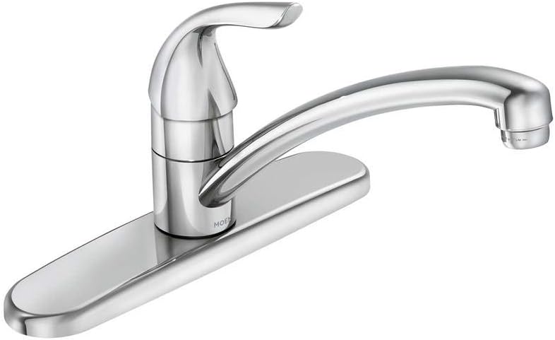 Adler Single-Handle Low Arc Standard Kitchen Faucet in Chrome