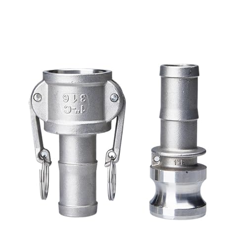 Conector Camlock E de 3/4 de acero inoxidable 304 para mangueras 5