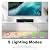 Sound Bars for TV 16-inch, Cinematic Soundbar for TV with Impactful Bass, Dynamic Lights and Remote Control, Wall Mountable, Bluetooth TV Sound Bar Speakers with Bluetooth/Optical/AUX Connection