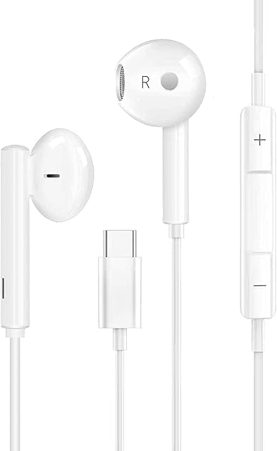 KP TECHNOLOGY Earphones For Samsung Galaxy Z Flip 5 / Z Fold 5 / Z Fold 4 / Z Flip 4 5G - In-Ear Earphones Headphones Headset Earbuds with In-Line Remote Control