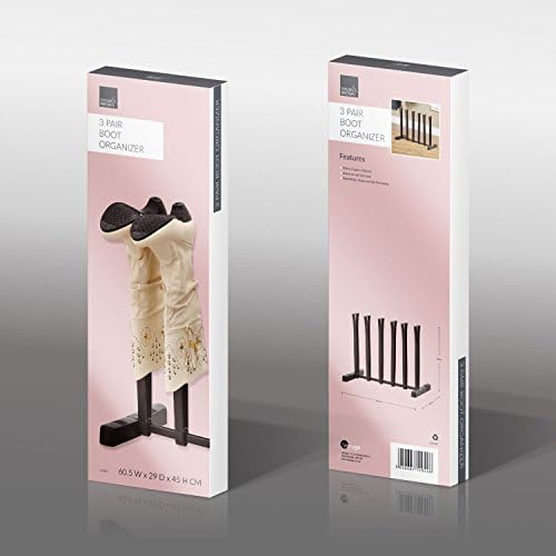 Taylor & Brown® 3 Pair Boot Storage Rack, Ideal For Walking Boots, Wellies, Riding Boots And Fashion Boots