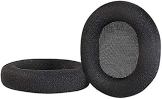 Adhiper Zapasowe nauszniki/poduszki na ucho/nauszniki/pokrowiec na ucho jest kompatybilny z SteelSeries Arctis Pro Arctis 5 Arctis 3 bezprzewodowe słuchawki do gier (czarne)
