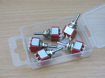 MINIATURE BIASED SWITCH PACK (5 SWITCHES)