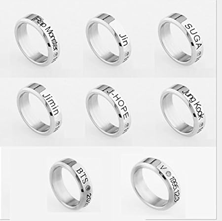 Amazon 防弾少年団 Bts リング メンバー全員分 デビュー日刻印リング 指輪 アイドル 芸能人グッズ 通販