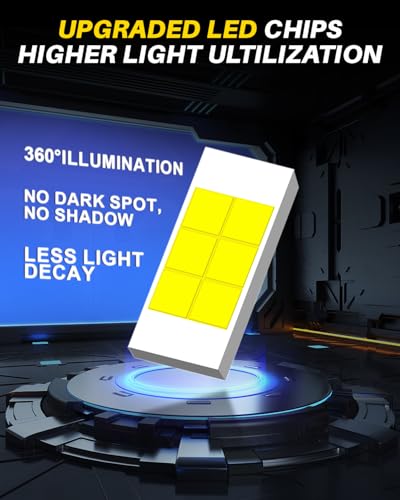 Image of AUTOONE 2026 Upgraded 9005 Headlight Bulbs, 1400% Bright 70000 Lumens HB3 Bulbs