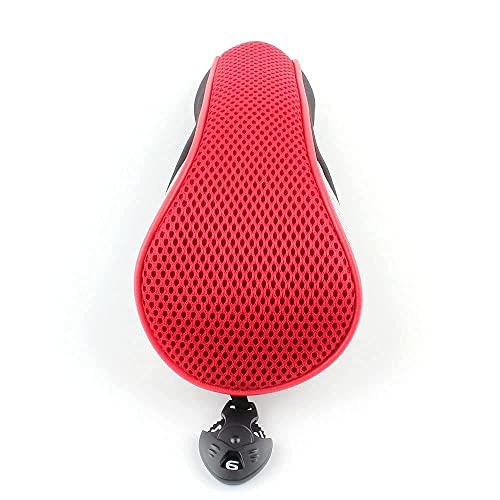 4X Thick Neoprene Hybrid Golf Club Head Cover Headcovers with Interchangeable Number Tags (Red)