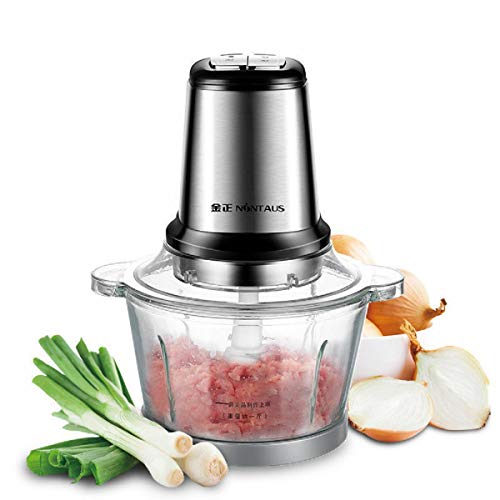 ELEOPTION® 220V Household Mini Stainless Steel Electric Grinder Blender Multipurpose Food Vegetable Chopper Mincer Bottle Meat Grinder Mincer