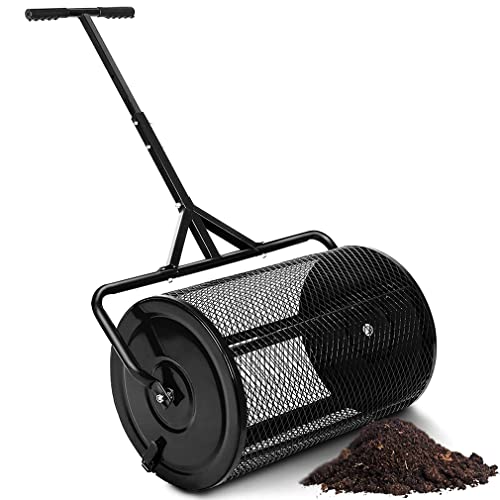 Difusor de turba metálico de 24 pulgadas para césped miniatura 1