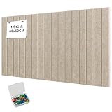 YFLeomry 60 x 40 cm Filz Pinnwand Selbstklebend, 1 Stück Dunkel Kamel 60 x 40 cm Pinnwand Filz, Dekorative Pinnwand Groß, Pinnwände Faltbare Fototafel für Büro, Wohnzimmer, Schlafzimmer, Wand