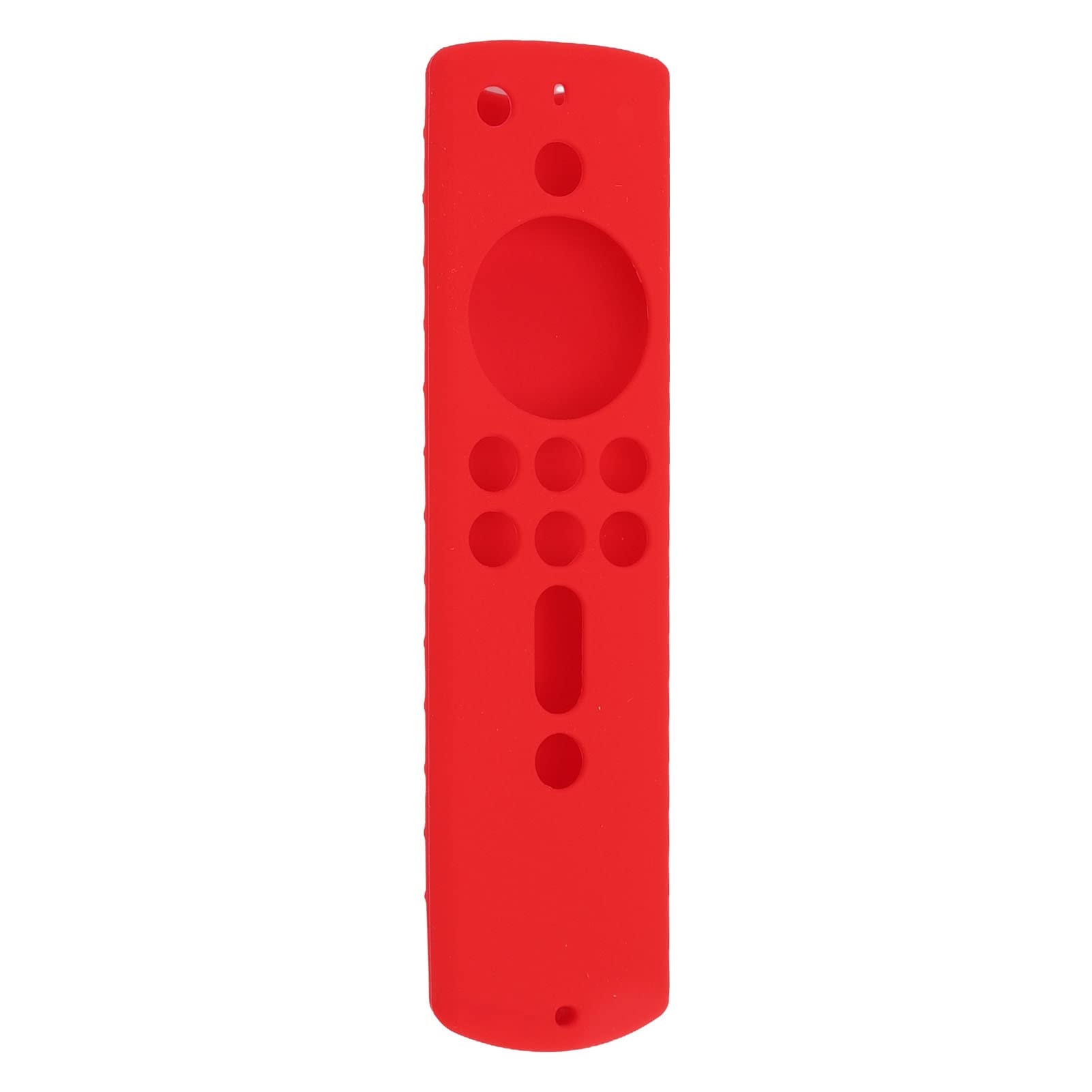 Ausla Stoßfeste Silikon-Schutzhülle für Fire TV Stick 4K Fernbedienung, rutschfeste Abdeckung (Rot)