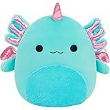 Squishmallows Original 8in Bellamy The Teal Axolotl – Official Jazwares Plush (Little)