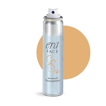 Era Beauty Face Spray Makeup R6 Ginger, 2.25 oz - Airbrush Foundation, Everyday, Buildable, Professional Spray on Cosmetics