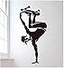 Stickers muraux Adolescents jouant skate stickers muraux planche à roulettes salon enfants chambre d'ado sticker mural décor à la maison adhésif vinyle mural peinture murale 57 cm X 117 cm Sticker mu