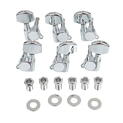 Ecloud Shop® 6 x Clé de Cheville Mécanique Accordeur Pièce Rechange pour Guitare Corde - Les Beatles, Paul McCartney, John Lennon, RIngo Starr, George Harrison