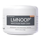 LMNOOP Men's Intimate Health Cream: 100% Natural Herbal Balanitis Treatment for Men – Anti-Inflammatory, Yeast & Jock Itch Relief, Sensitive Skin Safe 3.53oz