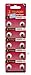 Tianqiu 10Pcs Ag4 Lr626 377 Sr626Sw Alkaline Battery