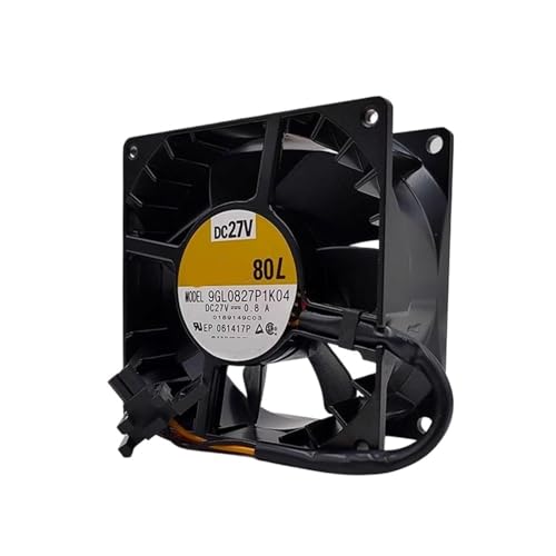 Ventilateur de refroidissement 9GL0827P1K04 27V 0.8A 8038 pour serveur axial